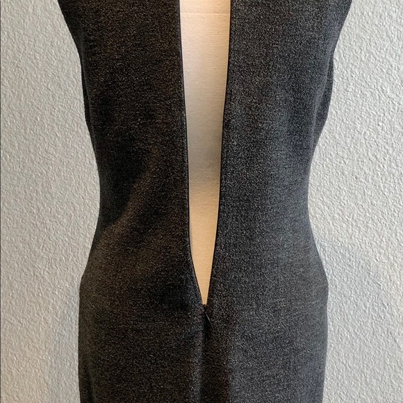 Escada Classic Wool Sheath Grey Textured Material - Picture 5 of 7
